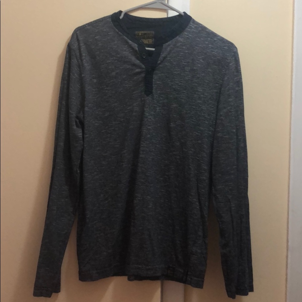 Lucky Brand Long Sleeve Button T Shirt